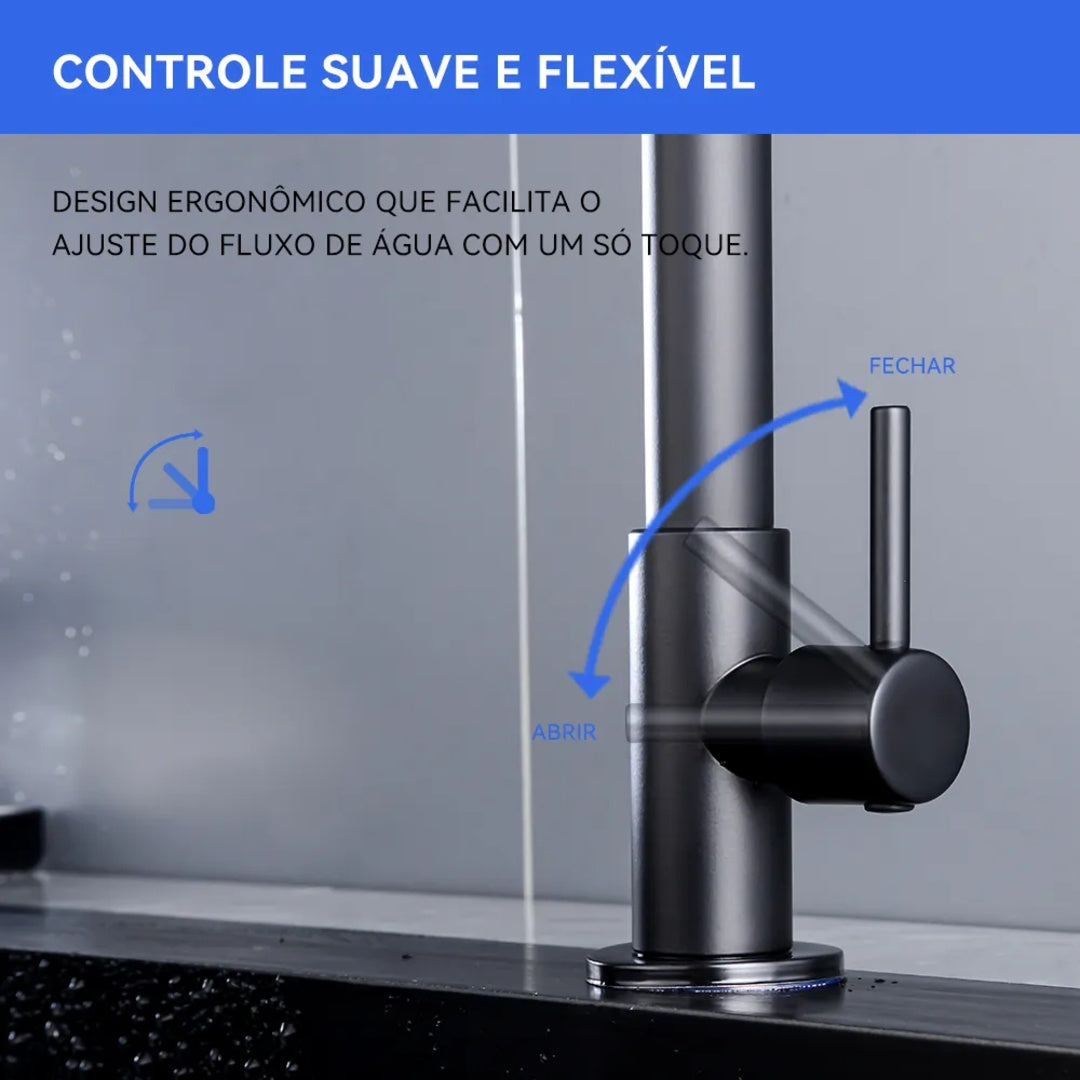 Cuba Gourmet Inox 50*40cm Com Torneira E 4 Saídas De Água